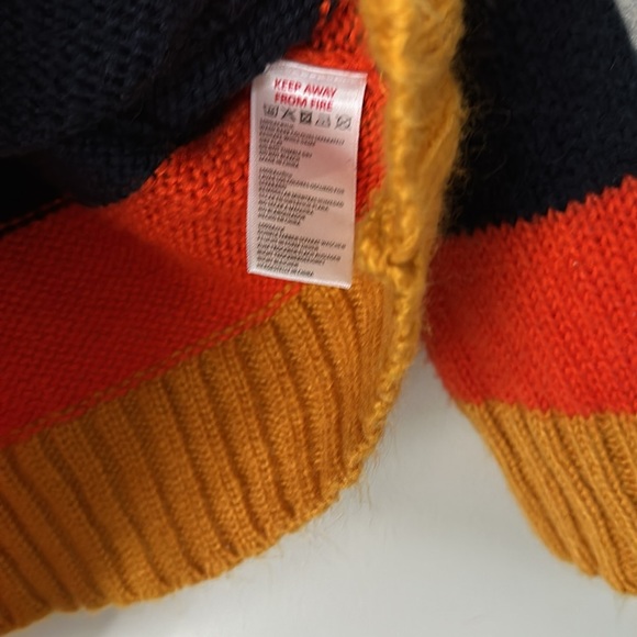 Urban Outfitters UO Bobby Boyfriend Striped Sweater Rainbow Multi - Picture 5 of 7